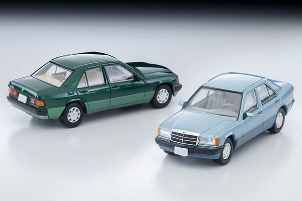 【2027年1月発売予定】 TLV 1/64 LV-N77c メルセデスベンツ 190 E (パールブルー) 92年式