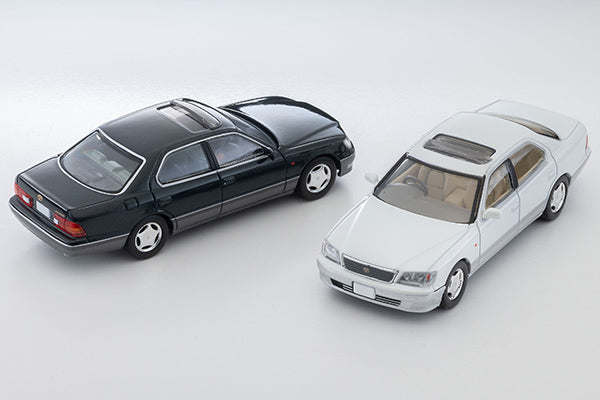 【2026年2月発売予定】 TLV 1/64 LV-N356b トヨタ セルシオ C仕様 Fパッケージ (緑/グレー) 97年式