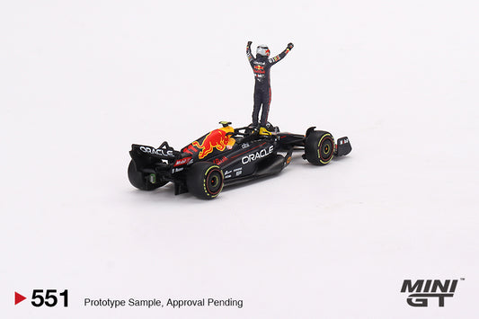 MINI GT MGT00551-L1/64 オラクル レッドブル レーシング RB18 2022 優勝車 #11 モナコグランプリ Sergio Pérez フィギュア付