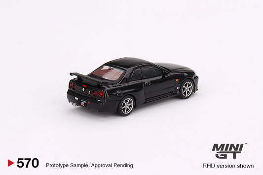 MINI GT MGT00570-R 1/64 Nissan スカイライン GT-R R34 V-Spec(右ハンドル)