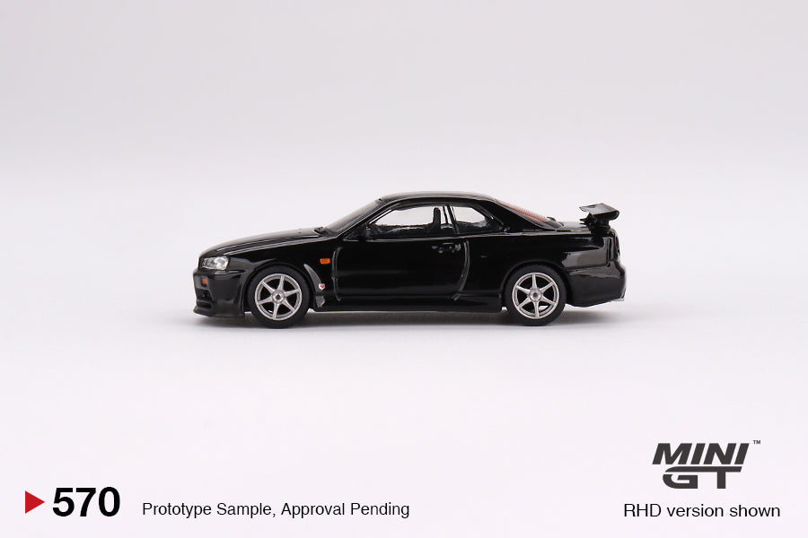 MINI GT MGT00570-R 1/64 Nissan スカイライン GT-R R34 V-Spec(右ハンドル)
