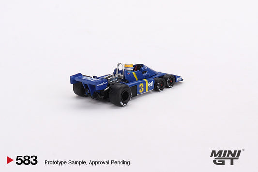 MINI GT MGT00583-L 1/64 ティレル P34 スウェーデンGP 1976 優勝車 #3 Jody Scheckter