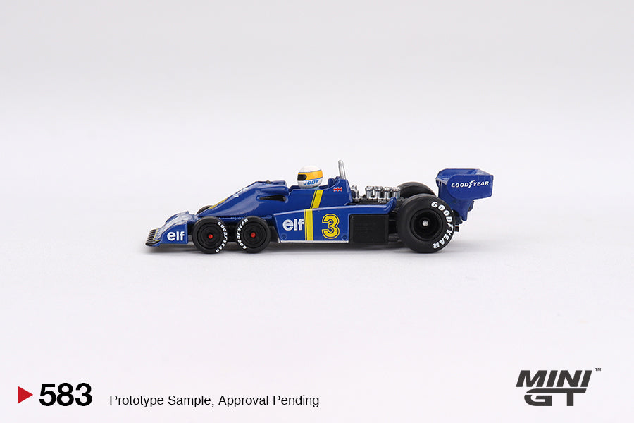 MINI GT MGT00583-L 1/64 ティレル P34 スウェーデンGP 1976 優勝車 #3 Jody Scheckter