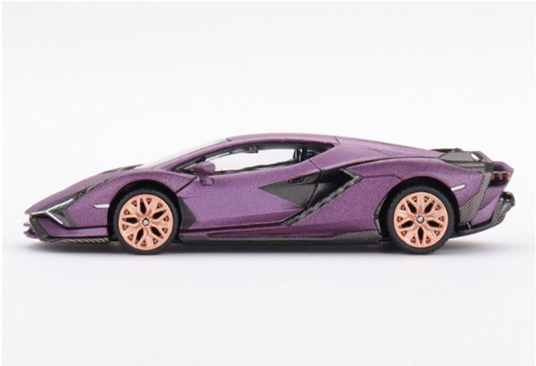 MINI GT MGT00588-L 1/64 ランボルギーニ シアン FKP 37 SE30 Matte Viola (左ハンドル) 香港限定