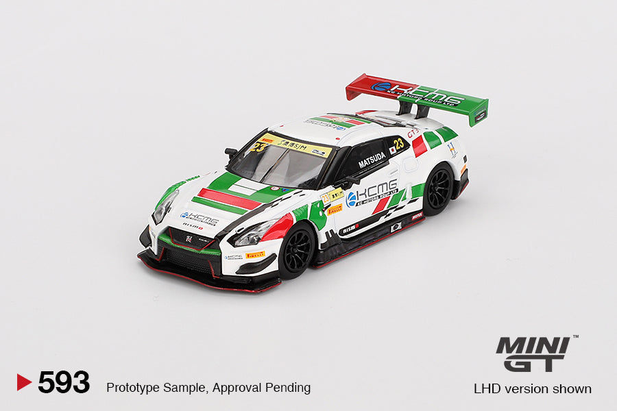 MINI GT MGT00593-L 1/64 Nissan GT-R Nismo GT3 FIA GT ワールドカップ マカオ 2018 #23 KCMG (左ハンドル)