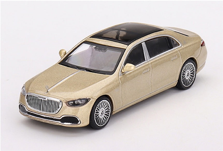 MINI GT MGT00604-L 1/64 メルセデス マイバッハ S680 シャンパンメタリック(左ハンドル)