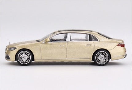 MINI GT MGT00604-L 1/64 メルセデス マイバッハ S680 シャンパンメタリック(左ハンドル)