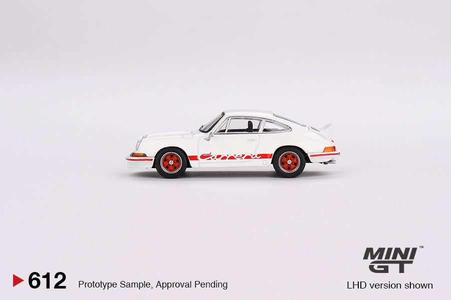 MINI GTMGT00612-R 1/64 ポルシェ 911 カレラ RS 2.7 グランプリ・ホワイト/レッドリバリー(右ハンドル)