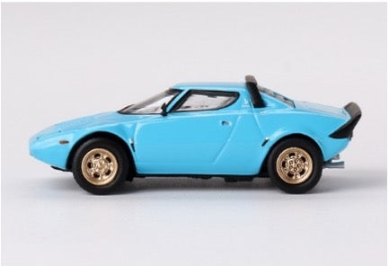 MINI GT MGT00624-L 1/64 ランチア ストラトス HF ストラダーレ アズーロキアーロ(ライトブルー)(左ハンドル)