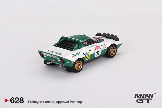 MINI GT MGT00628-L 1/64 ランチア ストラトス HF ラリー・サンレモ 1975 優勝車 #11(左ハンドル)