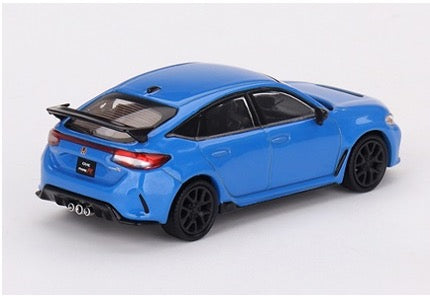 MINI GT MGT00637-L1/64 Honda シビック Type R 2023 ブーストブルーパール(左ハンドル)