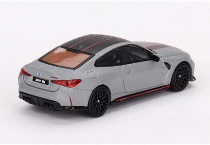 MINI GT MGT00641-L1/64 BMW M4 CSL(G82) フローズン ブルックリン グレーメタリック (左ハンドル)