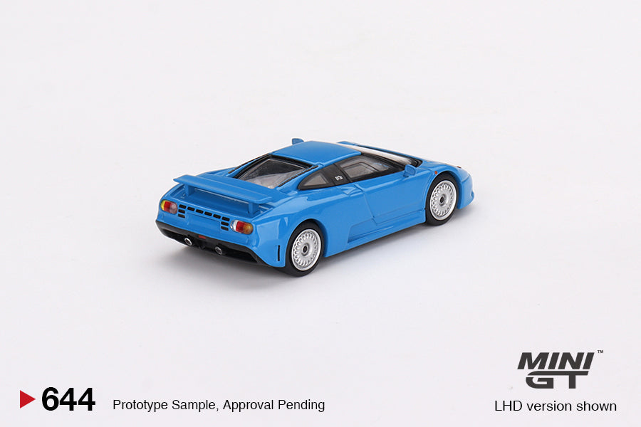 MINI GT MGT00644-L1/64 ブガッティ EB110 GT ブルー ブガッティ(左ハンドル)