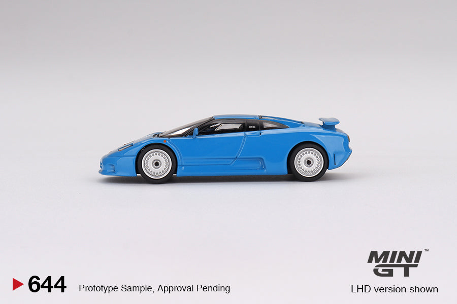 MINI GT MGT00644-L1/64 ブガッティ EB110 GT ブルー ブガッティ(左ハンドル)