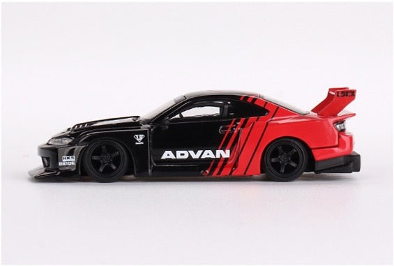 MINI GT MGT00649-R 1/64 Nissan シルビア(S15) LB-Super Silhouette SILVIA ADVAN(右ハンドル)