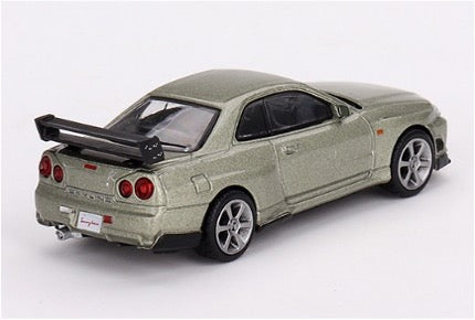 MINI GT MGT00697-R 1/64 Nissan スカイライン GT-R R34 トミーカイラ R-z ミレニアムジェイド(右ハンドル)