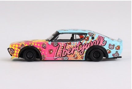 MINI GT MGT00698-R 1/64 Nissan スカイライン ケンメリ リバティーウォーク LBWK KUMA(右ハンドル)