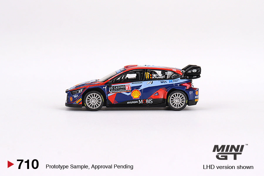 MINI GT MGT00710-L 1/64 Hyundai i20 N Rally1 モンテカルロラリー 3位入賞車 #11(左ハンドル)