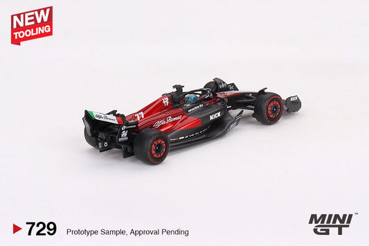 MINI GT MGT00729-L 1/64 アルファロメオ F1 C43 2023 #77 オーストラリアグランプリ Valtteri Bottas