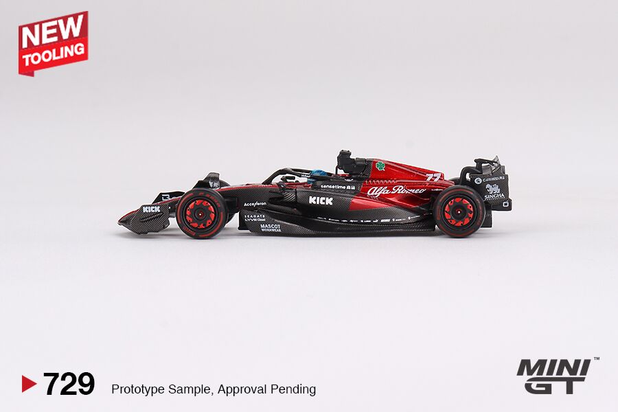 MINI GT MGT00729-L 1/64 アルファロメオ F1 C43 2023 #77 オーストラリアグランプリ Valtteri Bottas