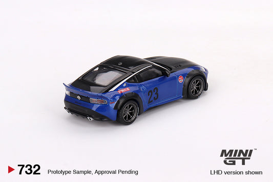 MINI GT MGT00732-R 1/64 Nissan Z LB★NATION WORKS セイランブルー(右ハンドル)