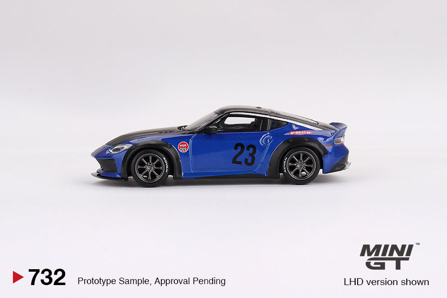 MINI GT MGT00732-R 1/64 Nissan Z LB★NATION WORKS セイランブルー(右ハンドル)