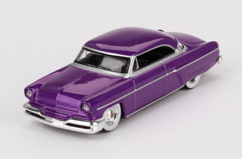 MINI GT MGT00757-L 1/64 リンカーン カプリ ホットロッド 1954 メタリックパープル(左ハンドル)