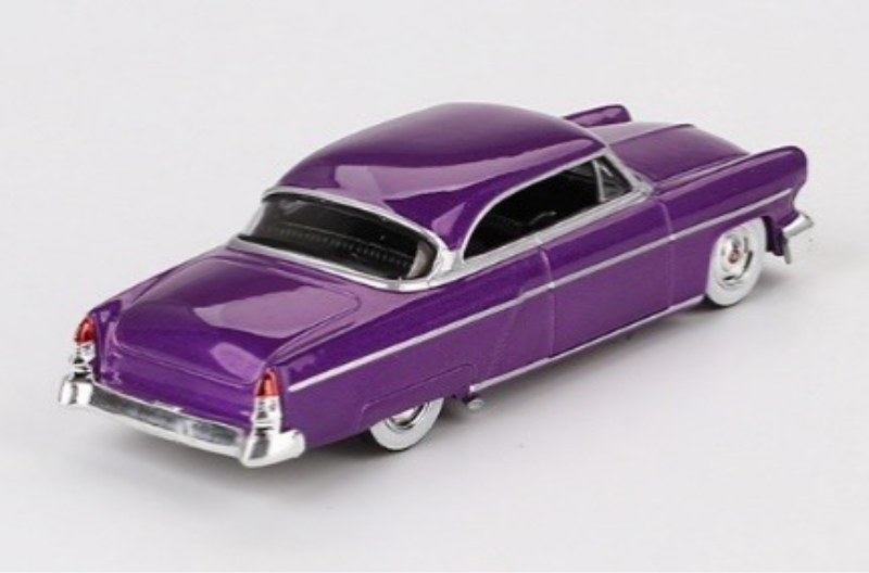 MINI GT MGT00757-L 1/64 リンカーン カプリ ホットロッド 1954 メタリックパープル(左ハンドル)
