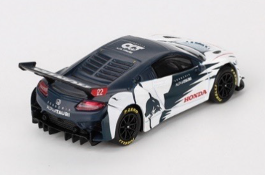 MINI GT MGT00761-L 1/64 ホンダ NSX GT3 EVO レッドブル フォーミュラ ニュルブルクリンク 2023 アルファタタウリ 角田 裕毅(左ハンドル)