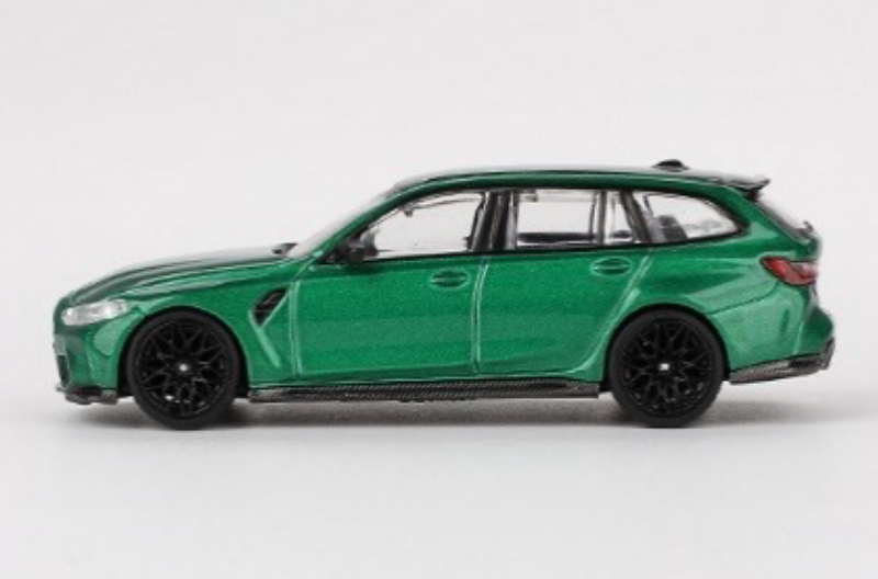 MINI GT MGT00764 1/64 BMW M3 コンペティション ツーリング アイルオブマングリーンメタリック(左ハンドル)
