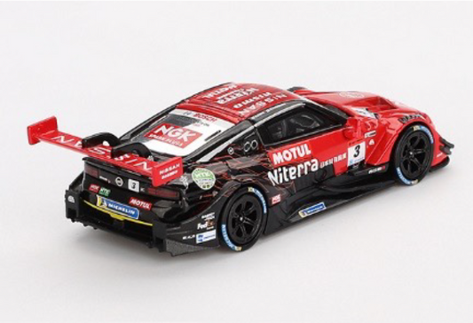 MINI GT MGT00765-BL 1/64 Nissan Z GT500 SUPER GTシリーズ 2023 #3 "Niterra MOTUL Z" NDDP RACING(左ハンドル)