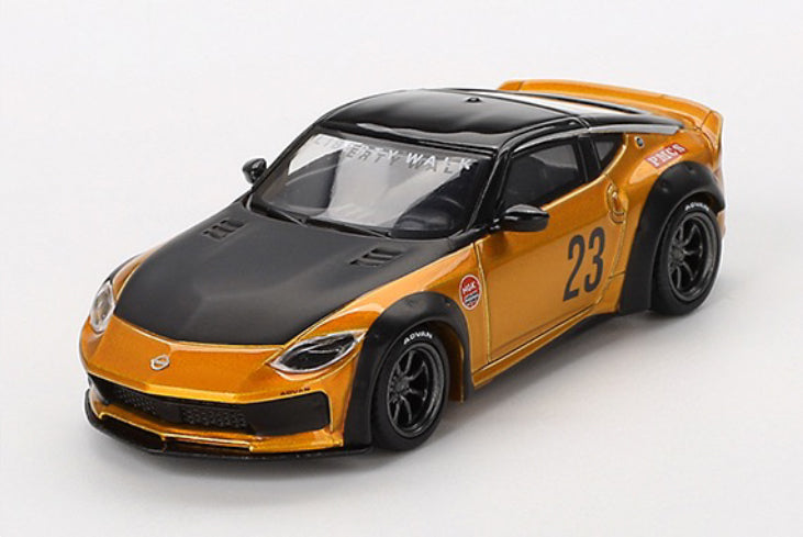 MINI GT MGT00782-R 1/64 Nissan Z LB★NATION WORKS LB ゴールド(右ハンドル)