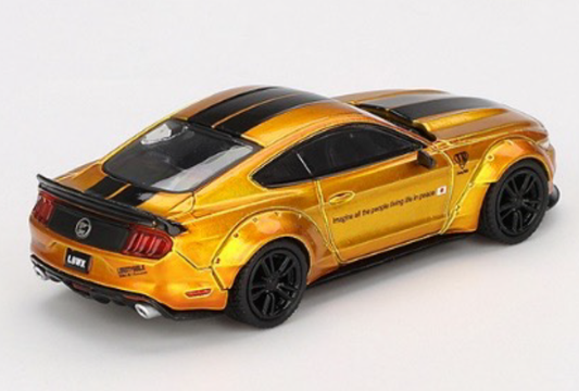 MINI GT MGT00847 1/64 LB★WORKS フォード マスタング LBゴールド