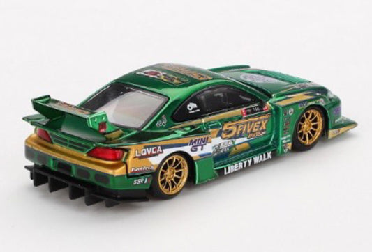MINI GT MGT00858-R 1/64 Nissan LB-Super Silhouette シルビア S15 2024 LBWK Fausto Racing(右ハンドル)