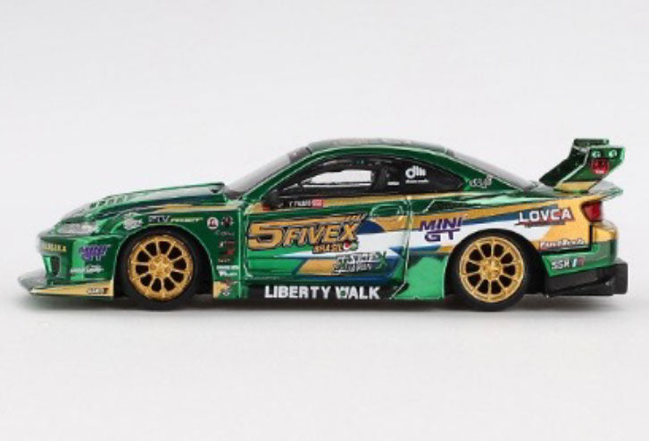 MINI GT MGT00858-R 1/64 Nissan LB-Super Silhouette シルビア S15 2024 LBWK Fausto Racing(右ハンドル)