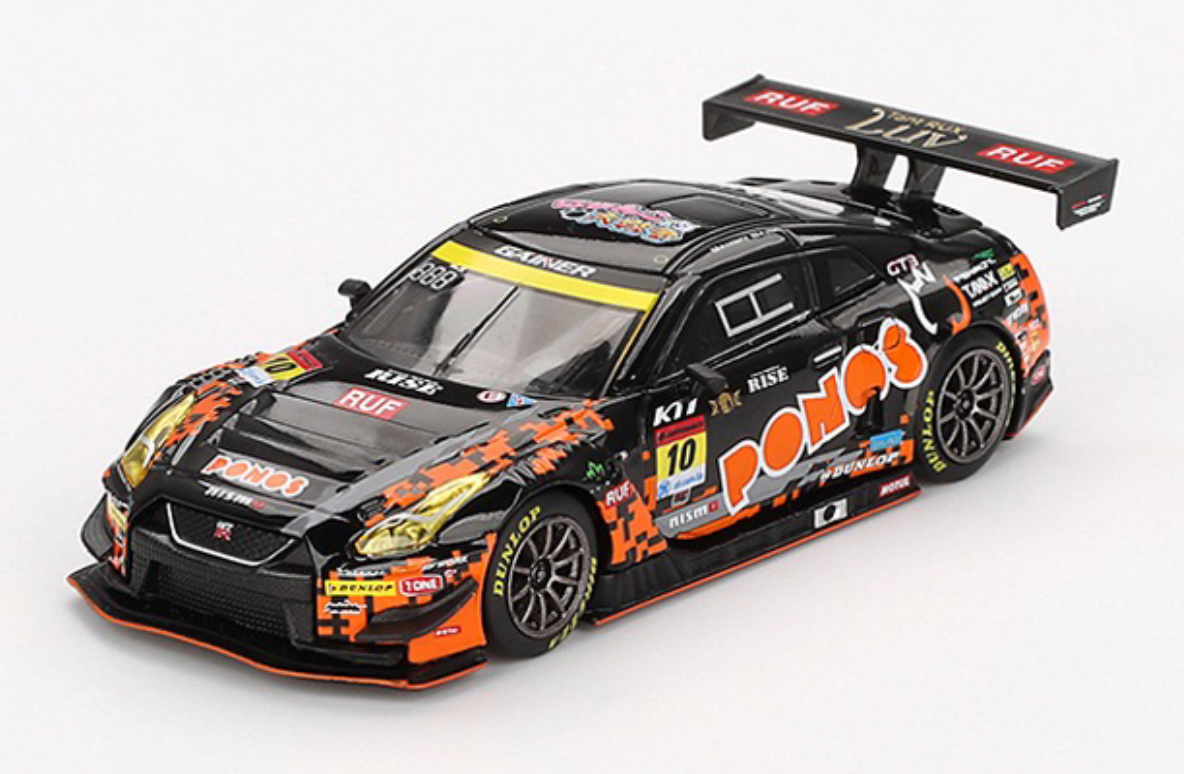 MINI GT MGT00860-BL 1/64 Nissan GT-R NISMO GT3 SUPER GTシリーズ 2023 #10 "PONOS GAINER GT-R" GAINER(左ハンドル) 日本限定