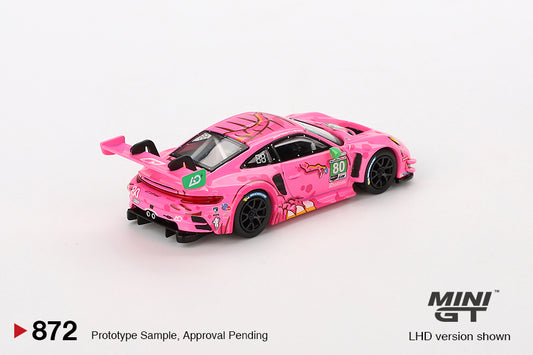 MINI GT MGT00872-L 1/64 ポルシェ 911 GT3 R IMSA バージニア Roxy 2023 #80 AO Racing