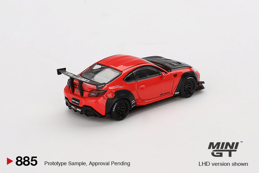 MINI GT MGT00885 1/64 Toyota GR86 LB★Nation レッド