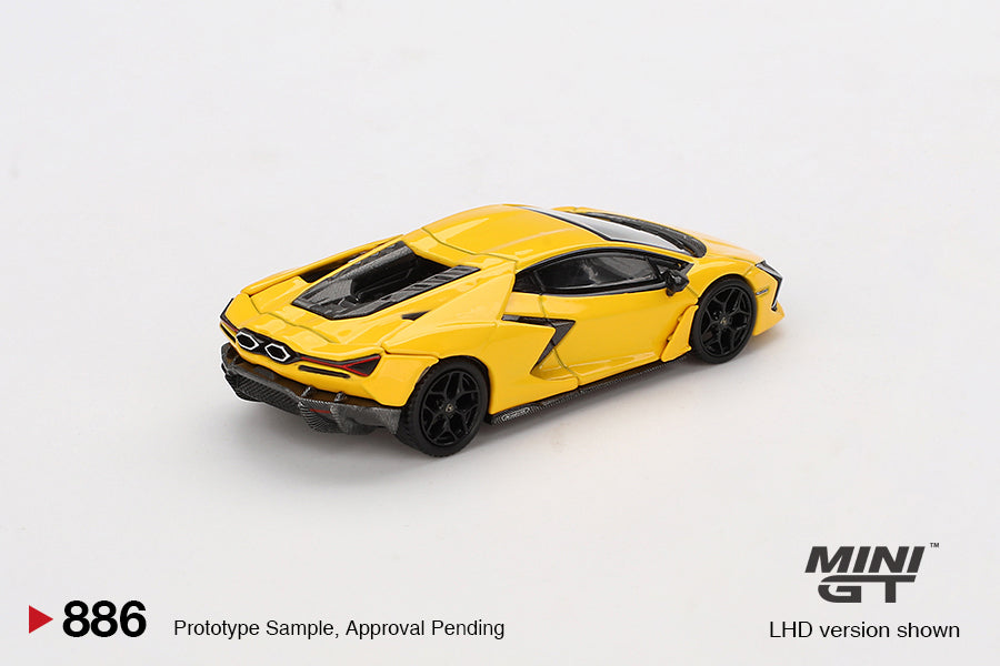 MINI GT MGT00886-L1/64 ランボルギーニ レヴエルト ジャッロ(左ハンドル)