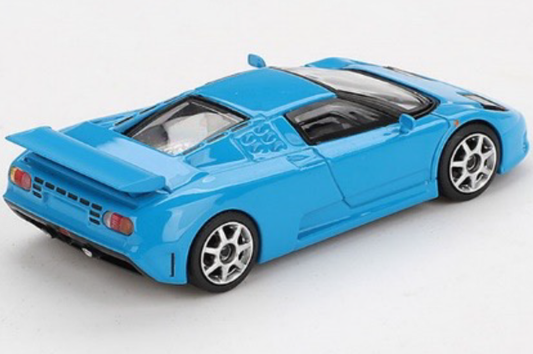 MINI GT MGT00890-L 1/64 ブガッティ EB110 スーパースポーツ ブルー ブガッティ(左ハンドル)