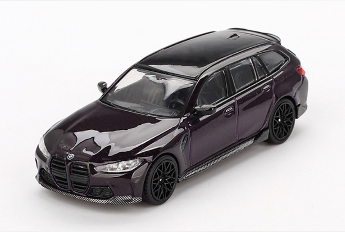 MINI GT MGT00896 1/64 BMW M3 Mパフォーマンス ツーリング デイトナバイオレット