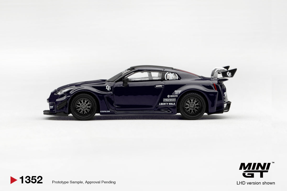 【2027年5月以降発売予定】 MINI GT MGT01352-L 1/64 LB-Silhouette WORKS GT Nissan 35GT-RR Ver.2 Inozetek Edition LHD