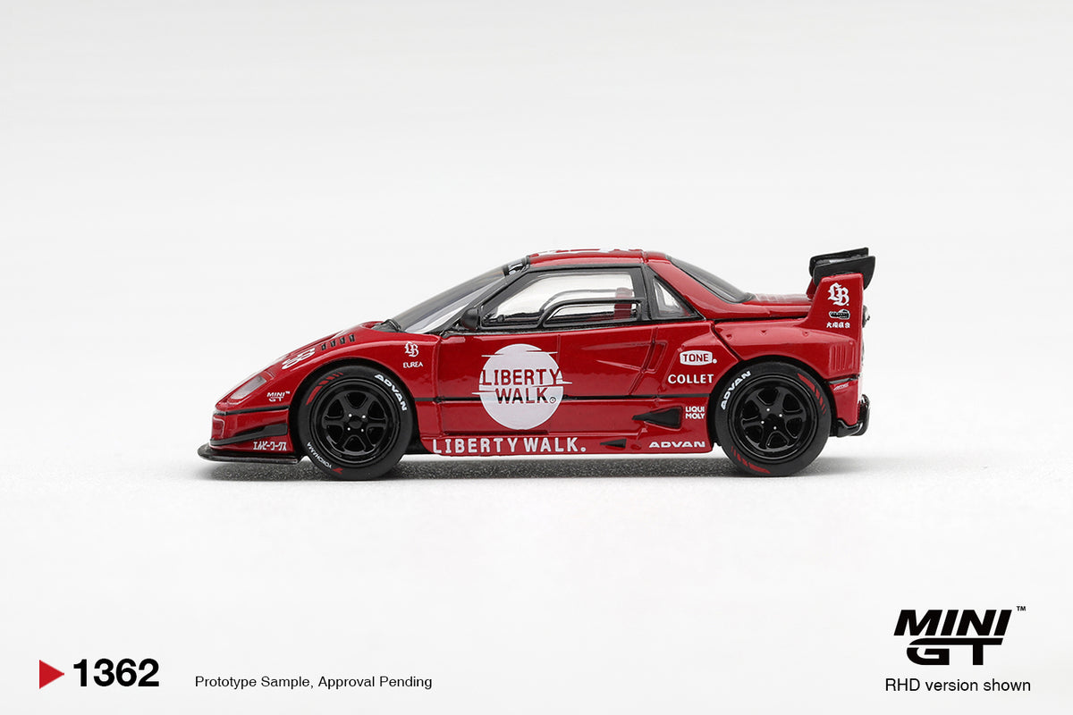 【2026年11月以降発売予定】 MINI GT MGT01362-R 1/64 マツダ AZ-1 リバティーウォーク LB40 LB-Hinomaru レッド(右ハンドル)