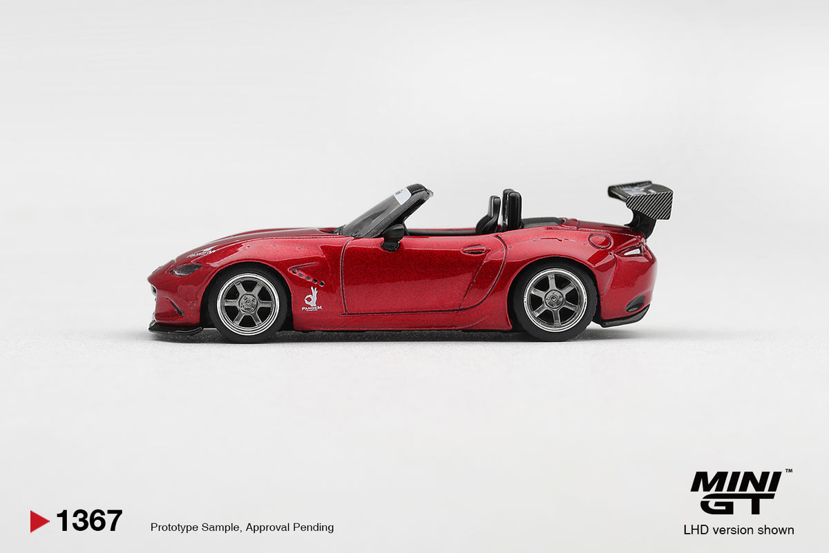 【2026年12月以降発売予定】 MINI GT MGT01367-R 1/64 Pandem マツダ ミアータ MX-5 Kodo レッド (右ハンドル)