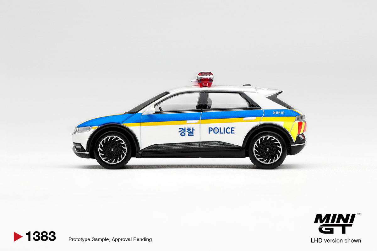 【2027年2月以降発売予定】 MINI GT MGT01383-L 1/64 Hyundai Ioniq 5 Police Car Korea Exclusive LHD