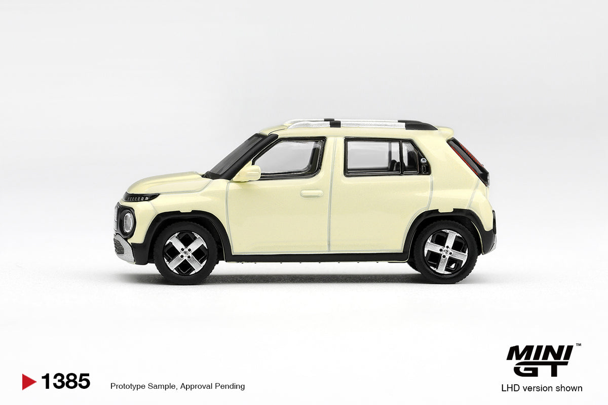 【2027年2月以降発売予定】 MINI GT MGT01385-L 1/64 Hyundai Casper Butter Cream Yellow Pearl Korea Exclusive LHD