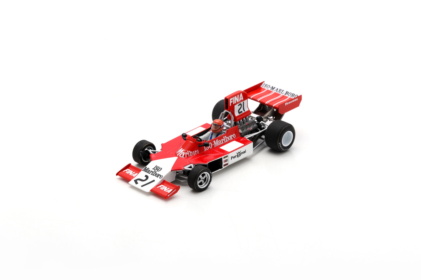 Spark S4039 1/43 Iso Marlboro (Williams) FW No.21 Belgium GP 1974 Gijs van Lennep