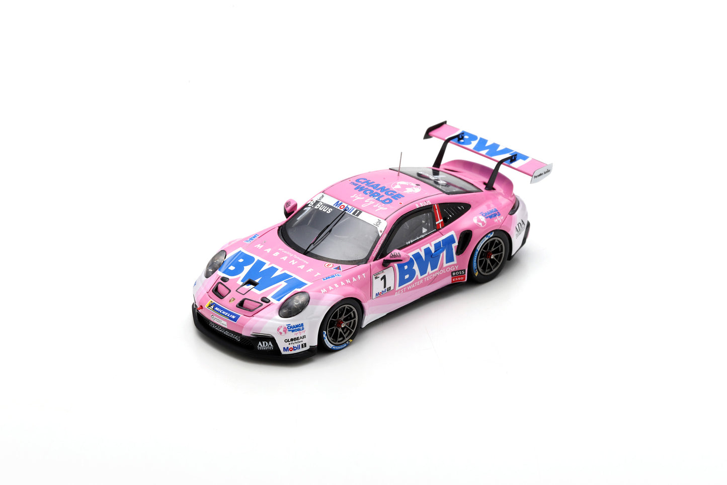 Spark S5800 1/43 Porsche 911 GT3 Cup No.1 Porsche Supercup Champion 2023 Bastian Buus