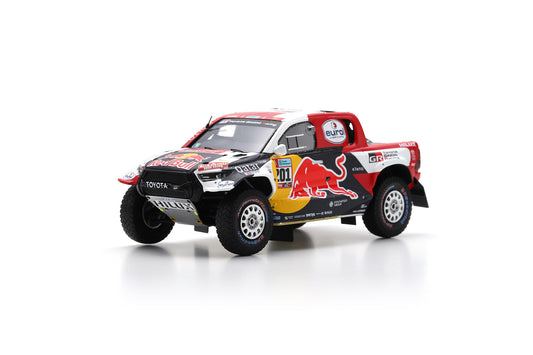 Spark S5870 1/43 TOYOTA HILUX No.201 Winner Dakar 2022 Al-Attiyah - Mathieu Baumel
