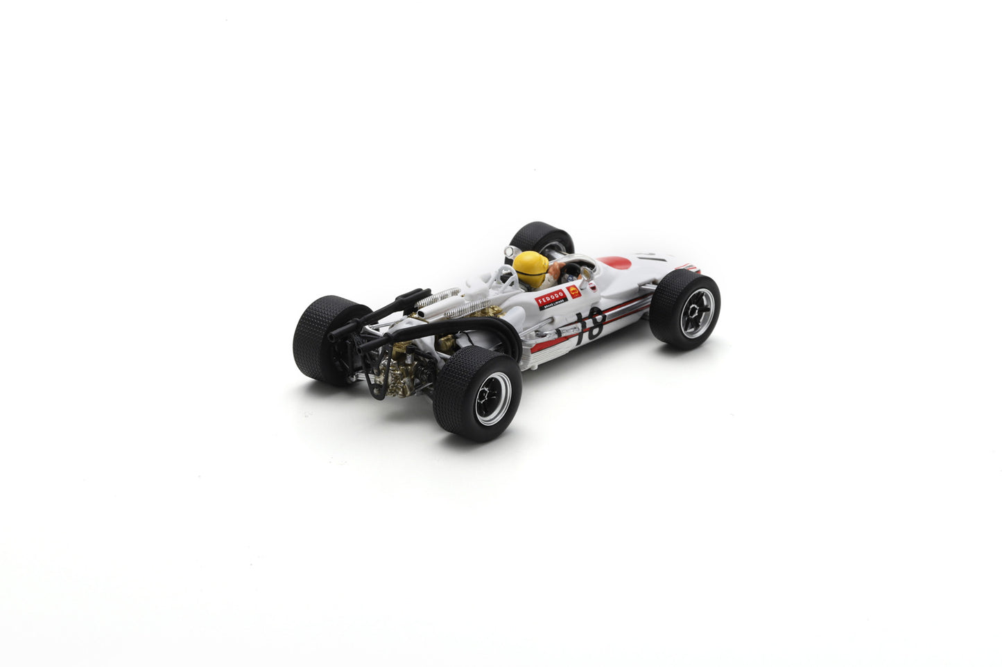 Spark S6227 1/43 Honda RA302 No.18 French GP 1968 Jo Schlesser